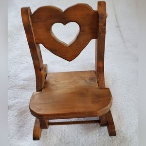 Wooden Vtg/Antique Doll/Teddy Bear Rocker